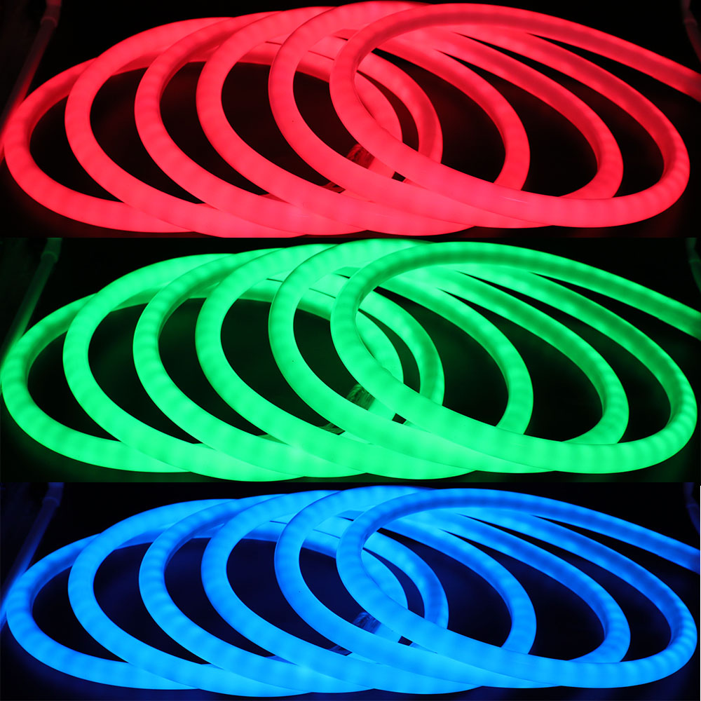 360 Degree LED Neon Sign Light Waterproof IP68 Silicone Housing